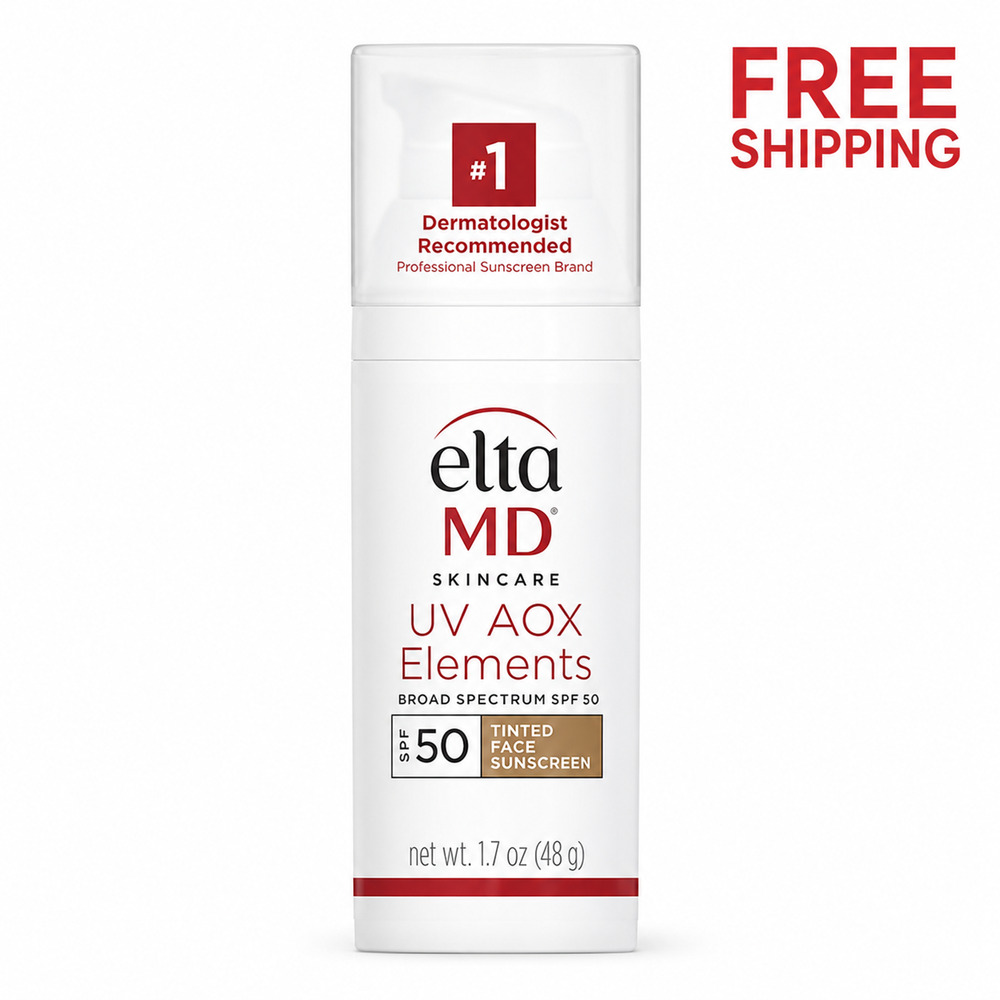 EltaMD UV AOX Elements SPF 50 Tinted Face Sunscreen 1.7oz Mineral Zinc Oxide